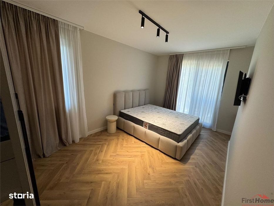 Apartament 2 cam, bloc nou, etaj 1, central, parcare, prima inchiriere