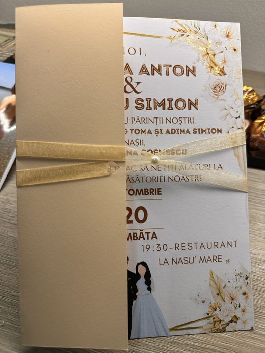 Invitații nuntă sau botez personalizate – elegante și accesibile