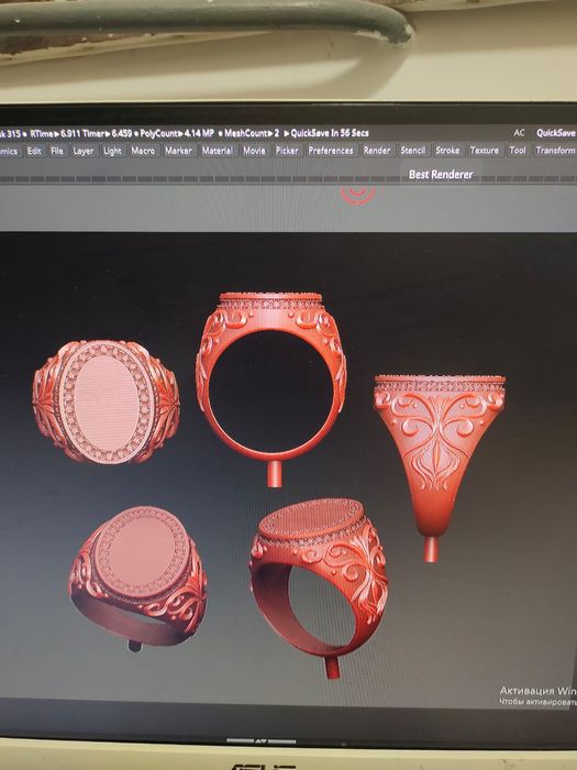 Печатки из золото, серебро