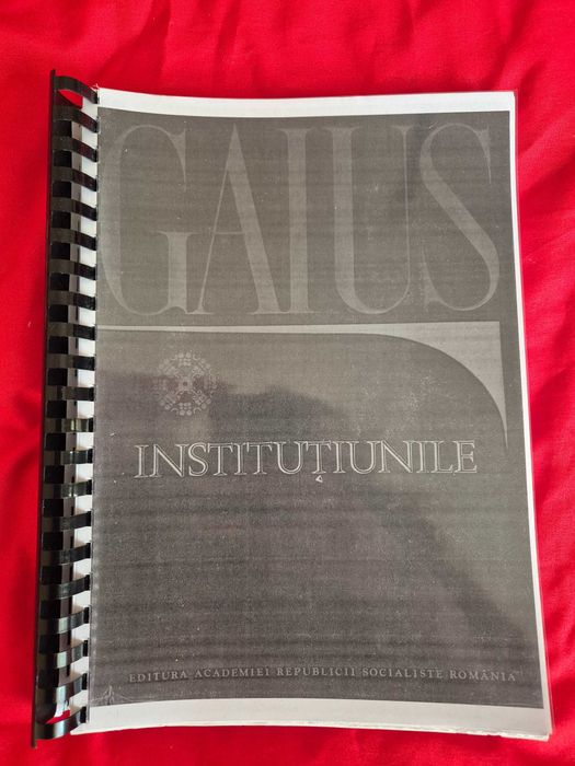 Toate manualele necesare pentru materia de Drept Roman.