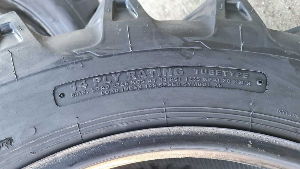 Cauciucuri noi 16.9-28 GTK 14PR anvelope tractor