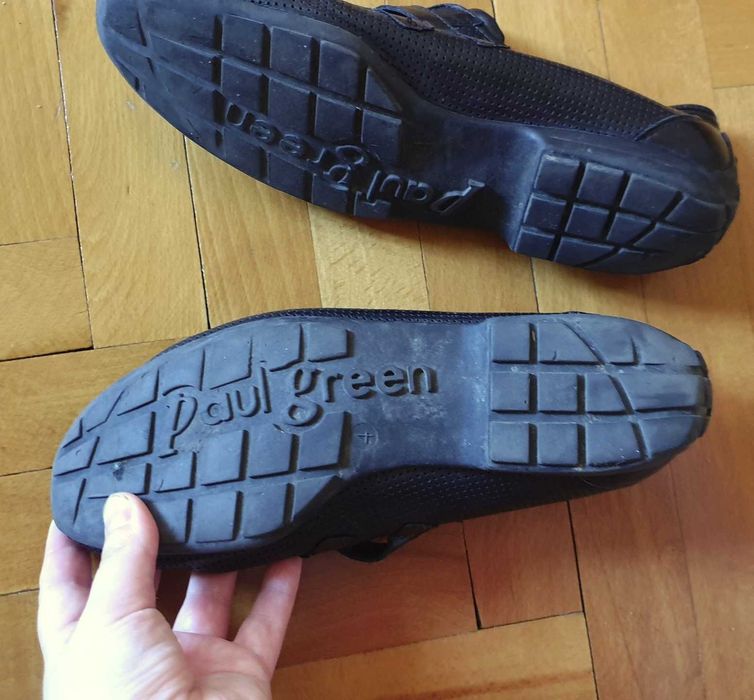 Pantofi negrii din piele, dama, 36.5