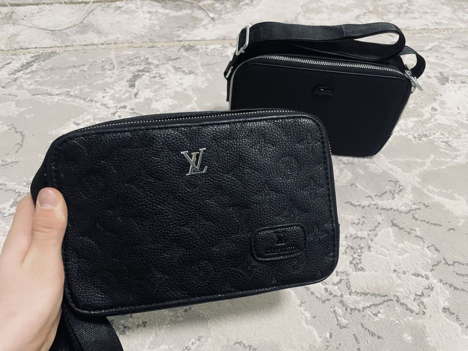 барсетки люкс lacoste louis vuitton