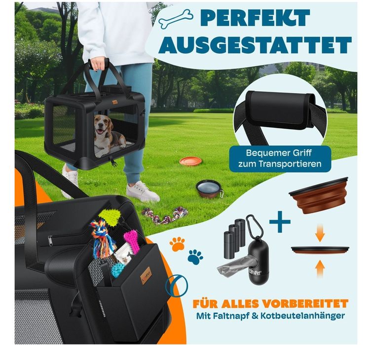 Сгъваема кутия за транспортиране на кучета/ котки и домашни животни