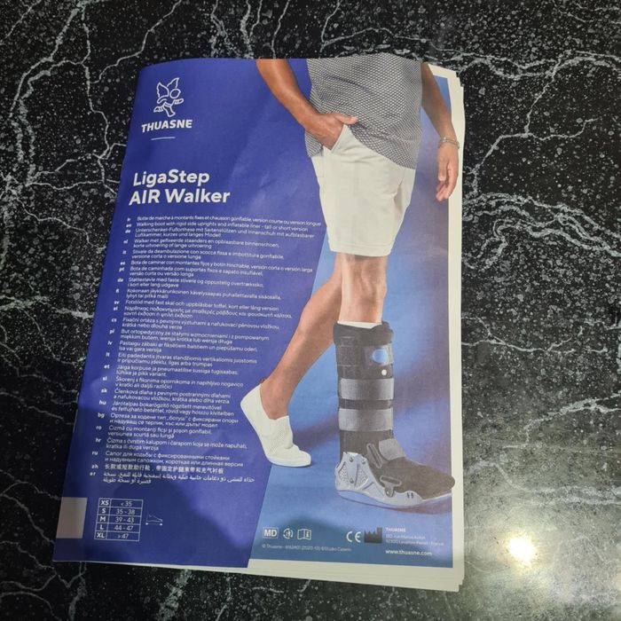 Orteza pentru piciorul stang