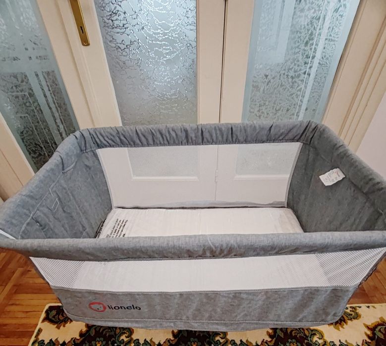 Lionelo - Patut 3 in 1 Co-Sleeper Toon Grey