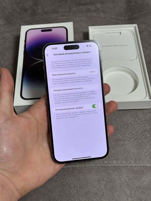 iPhone 14 Pro Max 256гб АКБ 84%
