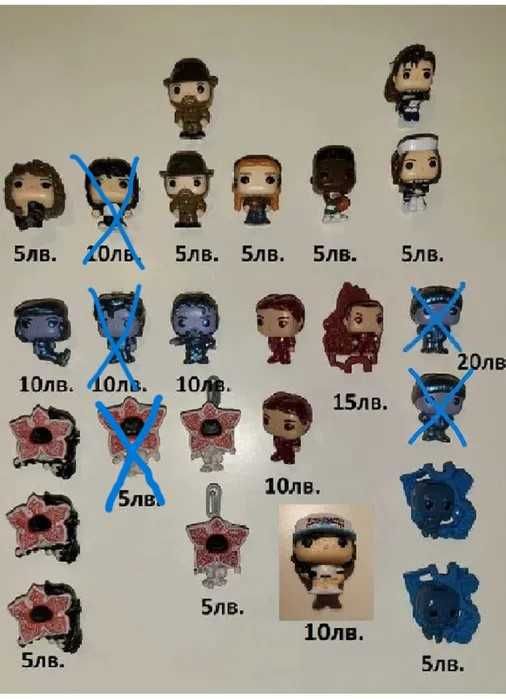 Stranger things funko pop kinder joy