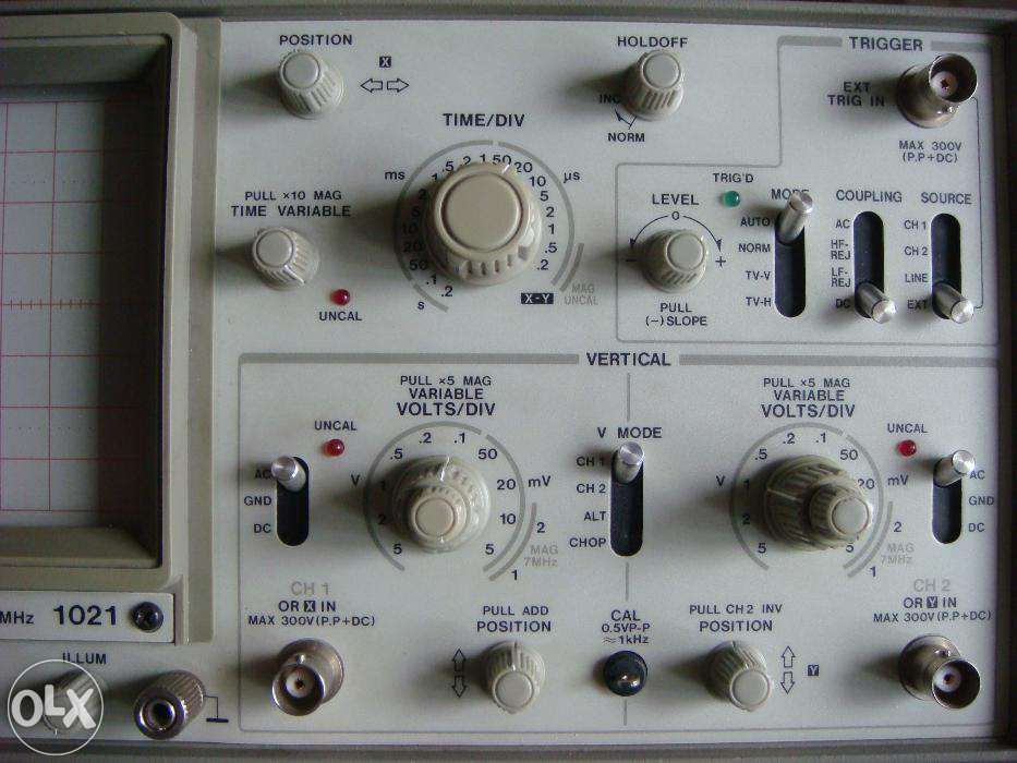 Osciloscop Leader model 1021 20 MHz 2 spoturi