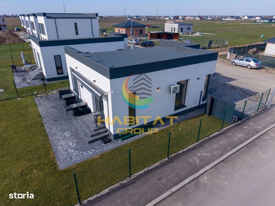 Casa individuala, teren 409 mp- ansamblu rezidential- 3 min STV