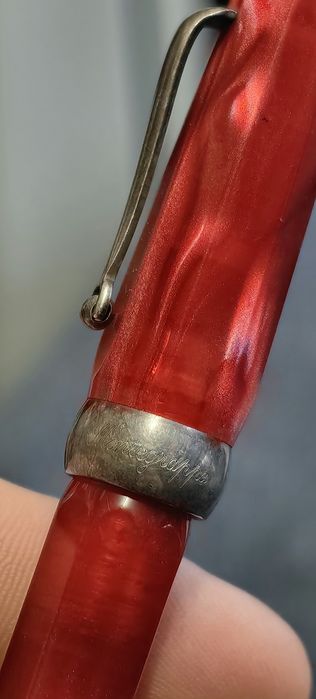 Химикалка Montegrappa Red 925 сребро