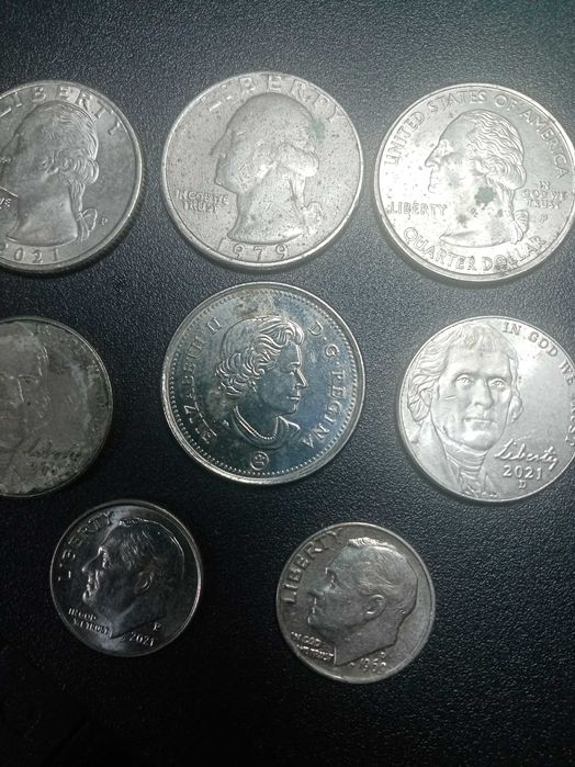 Американски и Канадски монети