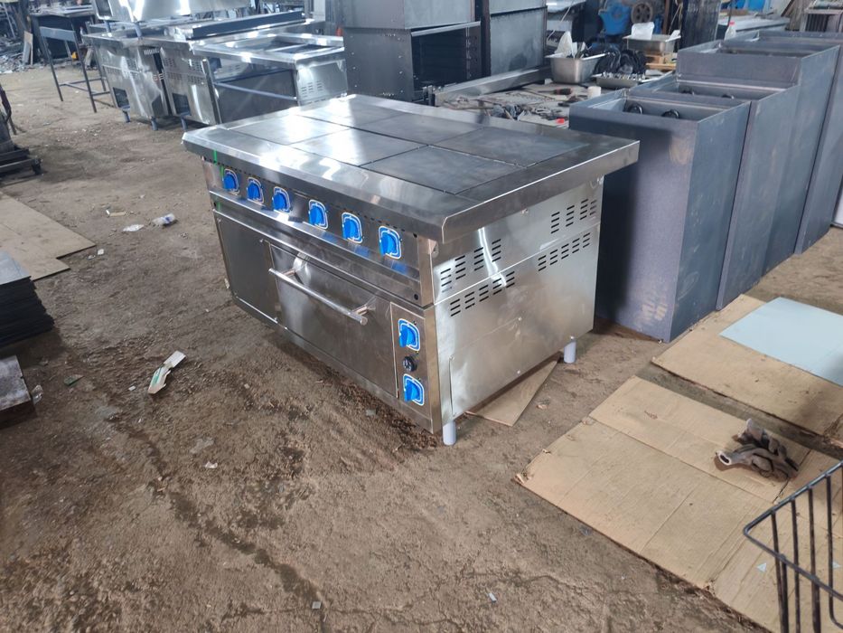 Газ плита 6 конфорки газ плита Gaz plita газ плита из нержавейки gazpl