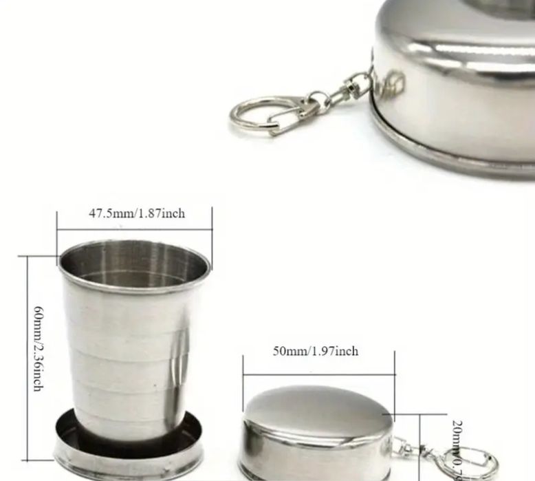 Стаканчик-складная, объем: 75 мл.