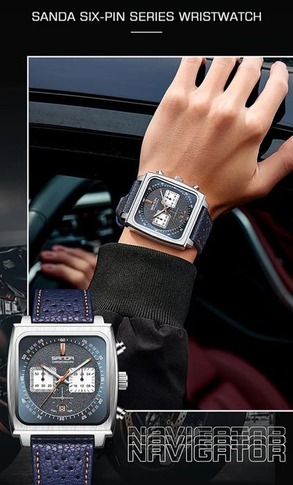 НОВ Мъжки часовник Sanda Chronograph