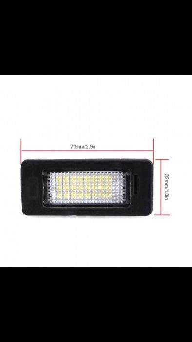 Lampa/lampi numar led BMW X1 X5 X6 E39 E60 E70 E71 E88 E90 F10 F30 F25