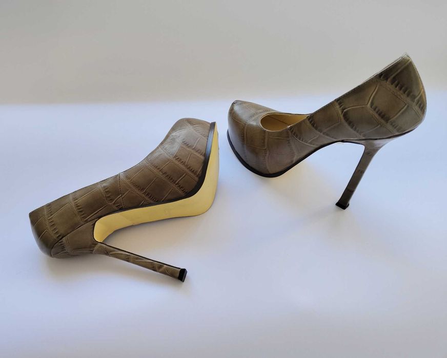 Туфли / крокодил / Yves Saint Laurent