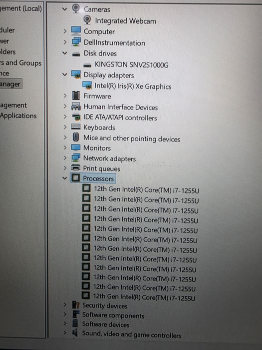 Laptop 15.6" Dell Vostro 3520 i7-1255U 24GB Ram 1T SSD