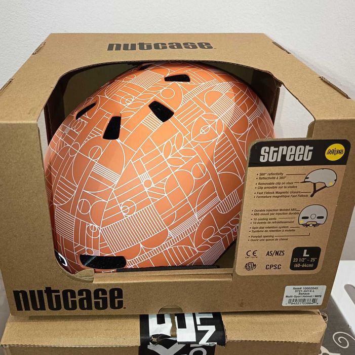 Casca protectie Nutcase Street MIPS culoare Somon 60-64 CM - NOU