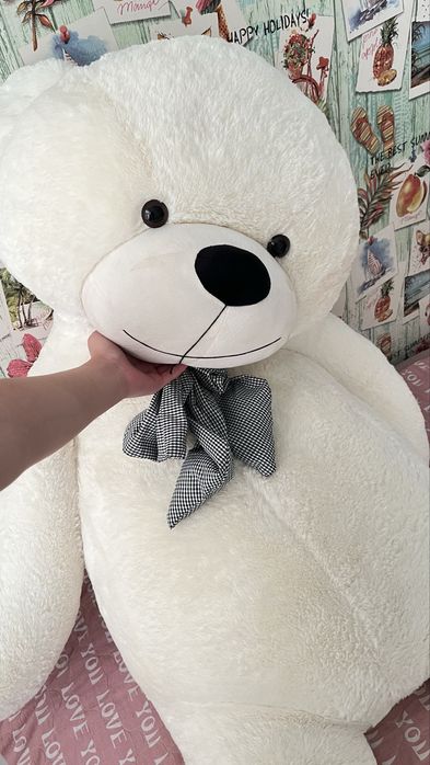 Мишка белая большая