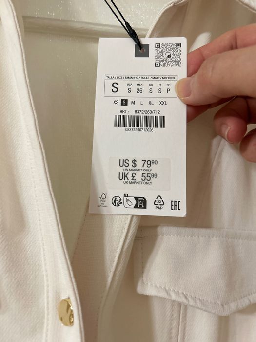 Zara нова рокля М размер