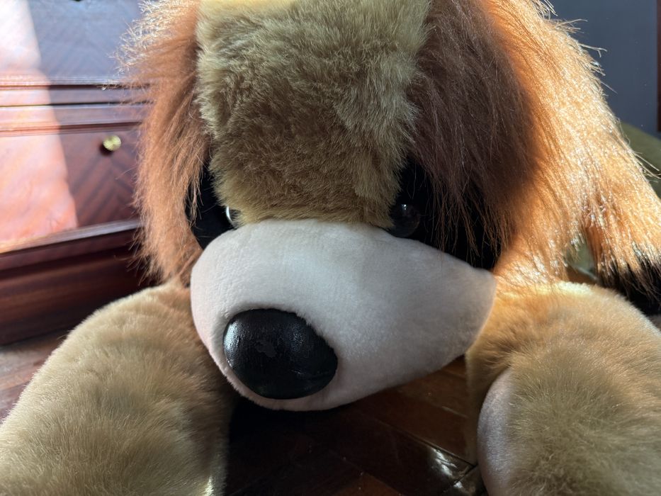 Магкая игрушка собака большая