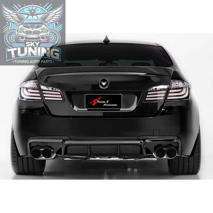 Дифузьор / добавка за задна броня за БМВ Ф10 / BMW F10 Diffuser 5серия