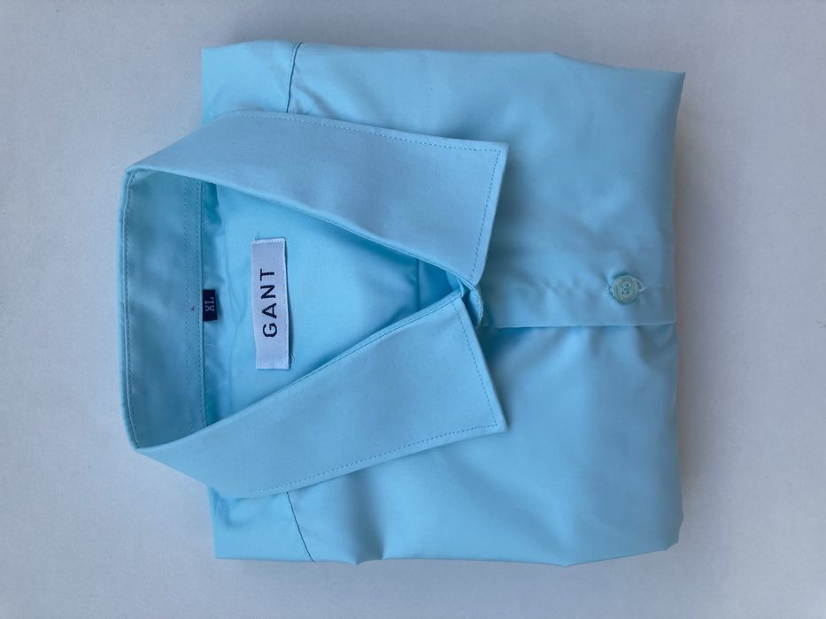 Новая рубашка (голубая) GANT