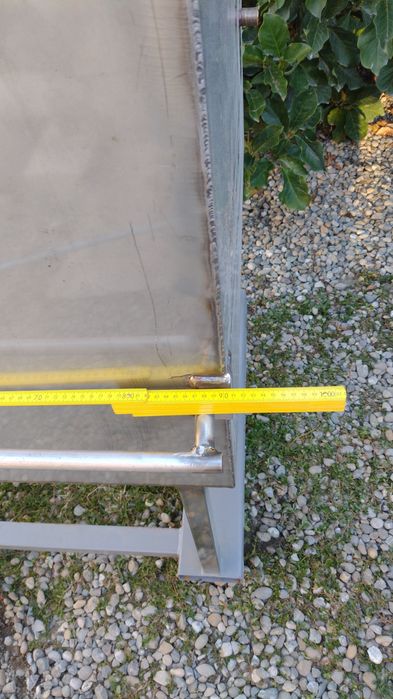 Buncăr peleți, cereale, făină din inox