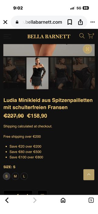 Рокля Bella Barnett