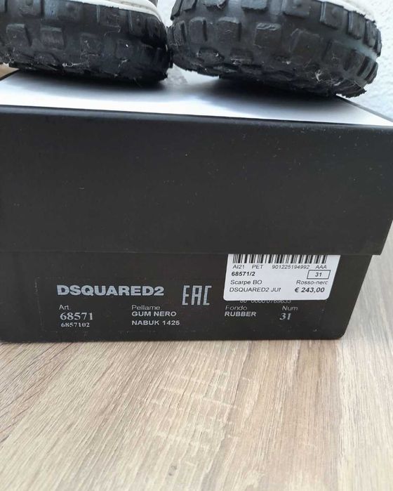 Sneakers copiii Dsquared  originali