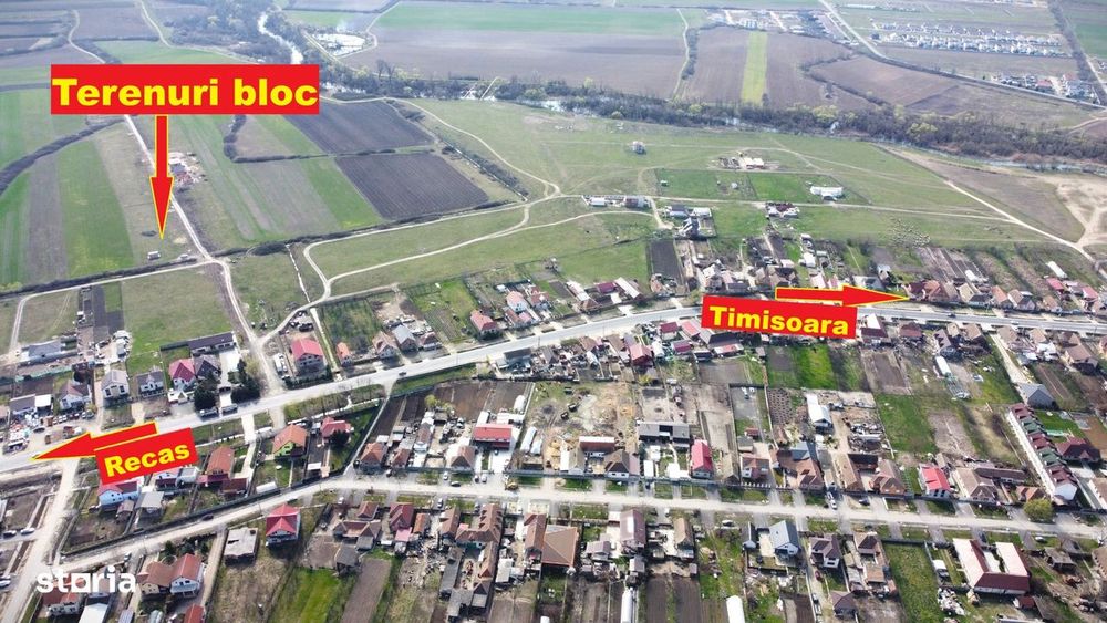 Remetea Mare - teren locuinte colective si servicii - toate utilitatil