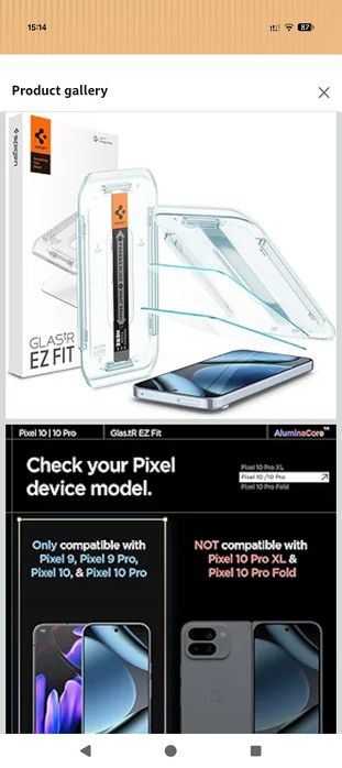 Spigen  Glass Screen защитное стекло пиксель 9