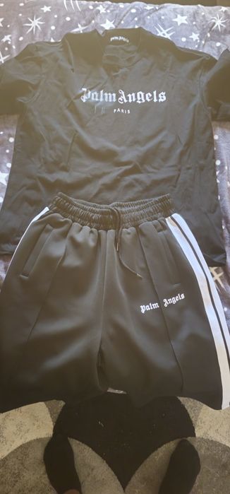 Set Palm Angles tricou+pantaloni scurti