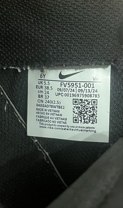 air force 1 black rope lace