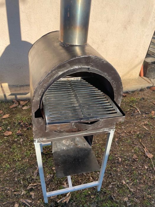 Cuptor / gratar cu pereti dubli