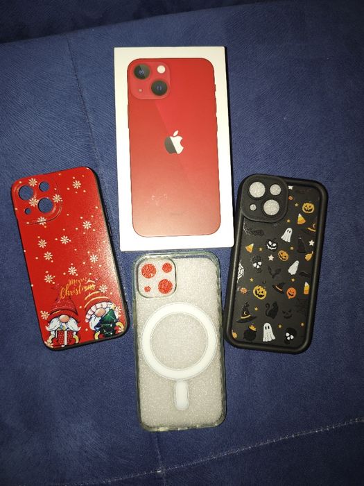 Apple iPhone 13 mini 128gb RED + bonus cadou de craciun poza 3