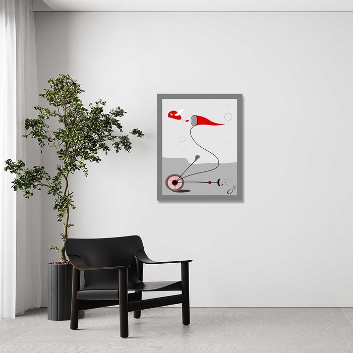 Картина "Ловля мечты" (печать на холсте/плотная бумага)