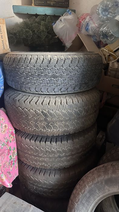 Шины с титанкой от Hilux