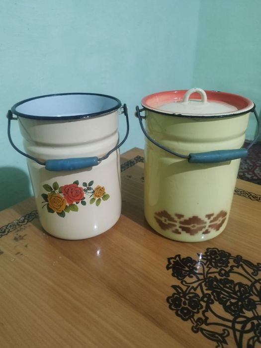 Советские эмалированные посуды