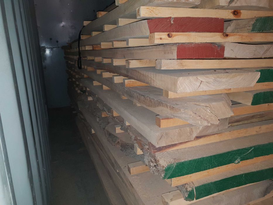 Карагач пиломатериал, торцевые спилы