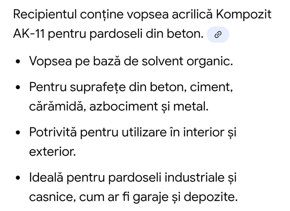 Vând vopsea pentru gresie și faianță