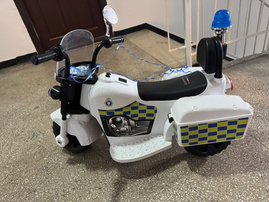 Motocicleta electrica 6 V, Evo, Politie