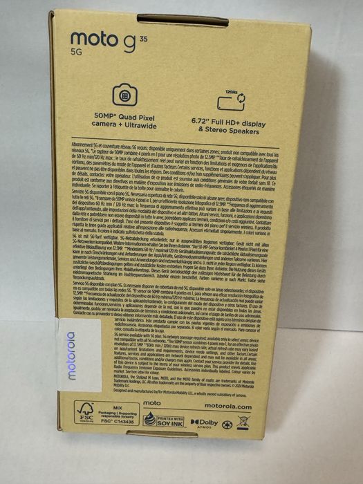 НОВ MOTO G35  5g  4ram/256gb с гаранция