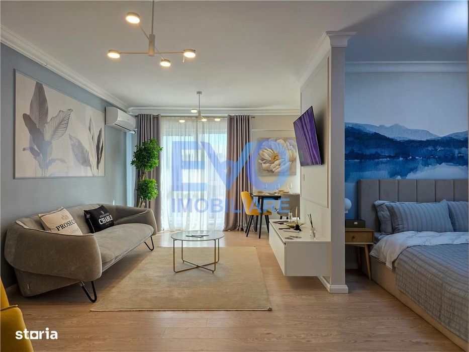 Apartament de tip studio, 47.49 mp, bloc nou, intabulat, zona Galata — fotografia 1