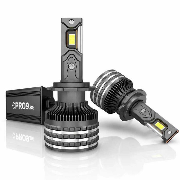 LED крушки H7 65W 6000K 12000lm 12-24V 2 ГОДИНИ ГАРАНЦИЯ
