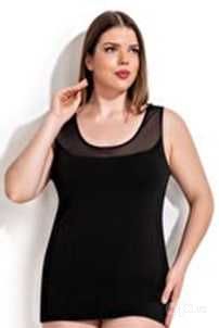 Блузка ТУРЦИЯ разм турк3XL 4XL Наш-52,54.56 Трикотаж стрейч. Стройнит.