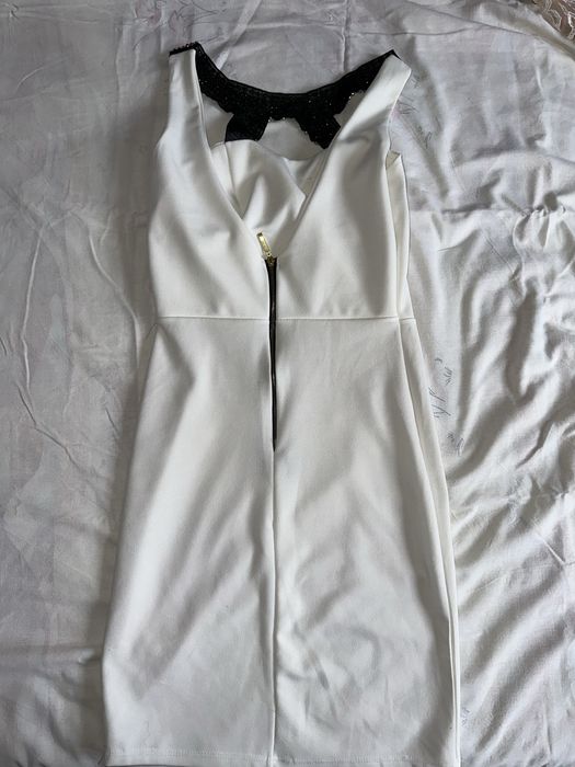 Rochie alba simpla dame