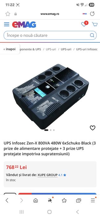 UPS Zen X  800VA