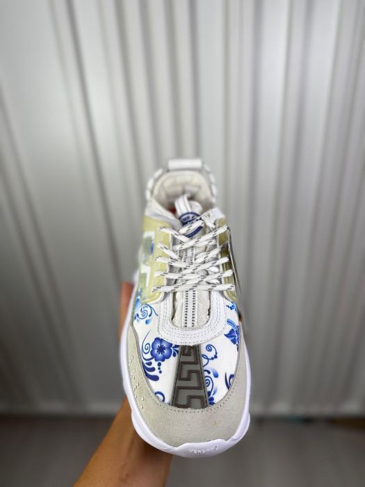 versace chain reaction albastru cu alb